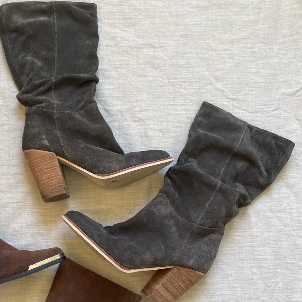 Grey boots Crevo brand